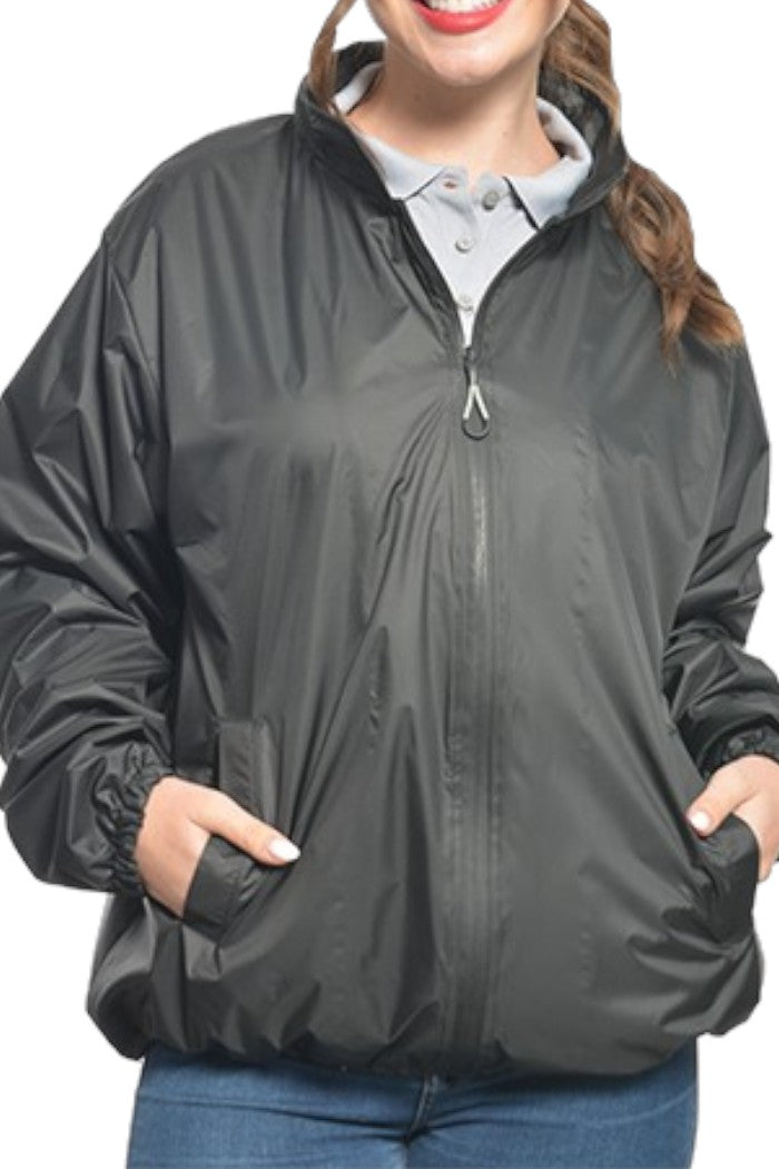 Rompevientos 100% nylon suave. Unisex.