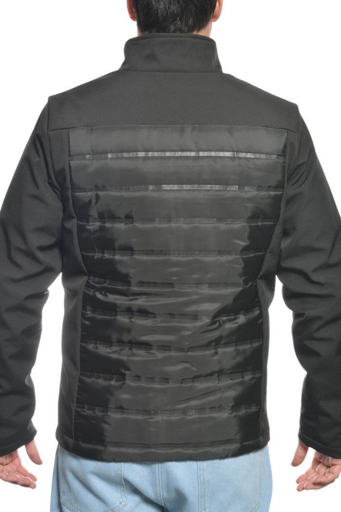 Chamarra HYDRO nylon capitonado combinación neopreno