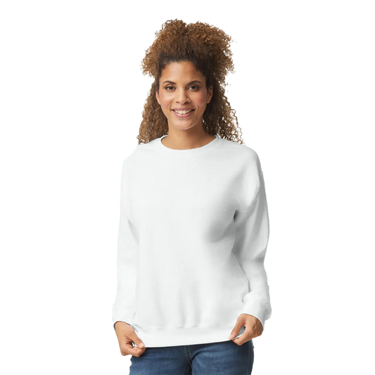 Sudadera básica cuello redondo 50/50 unisex