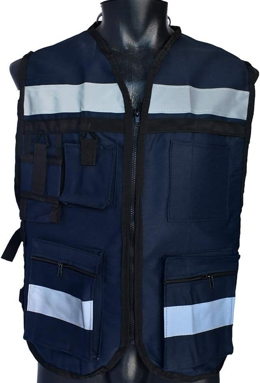 CHALECO DE SEGURIDAD INDUSTRIAL TIPO BRIGADISTA