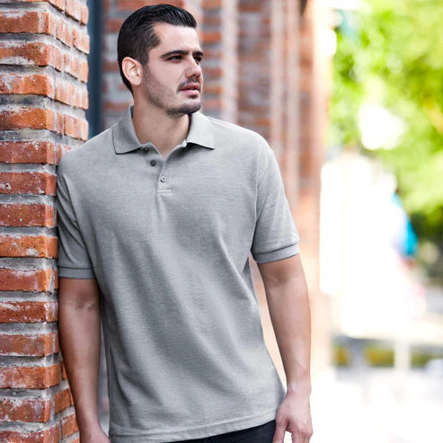 Playera tipo polo algodón
