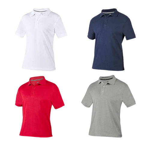 Playera tipo polo algodón